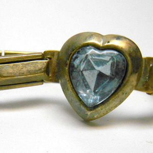 Mid Century Sweetheart Rhinestone Stretch Bracelet